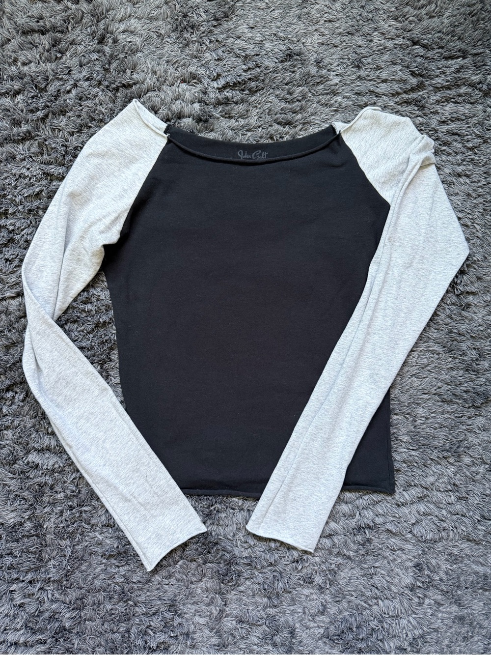 Brandy Melville Off the Shoulder Long Sleeve Top